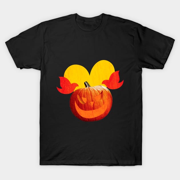 peace love and pumpkin T-Shirt by Goldewin